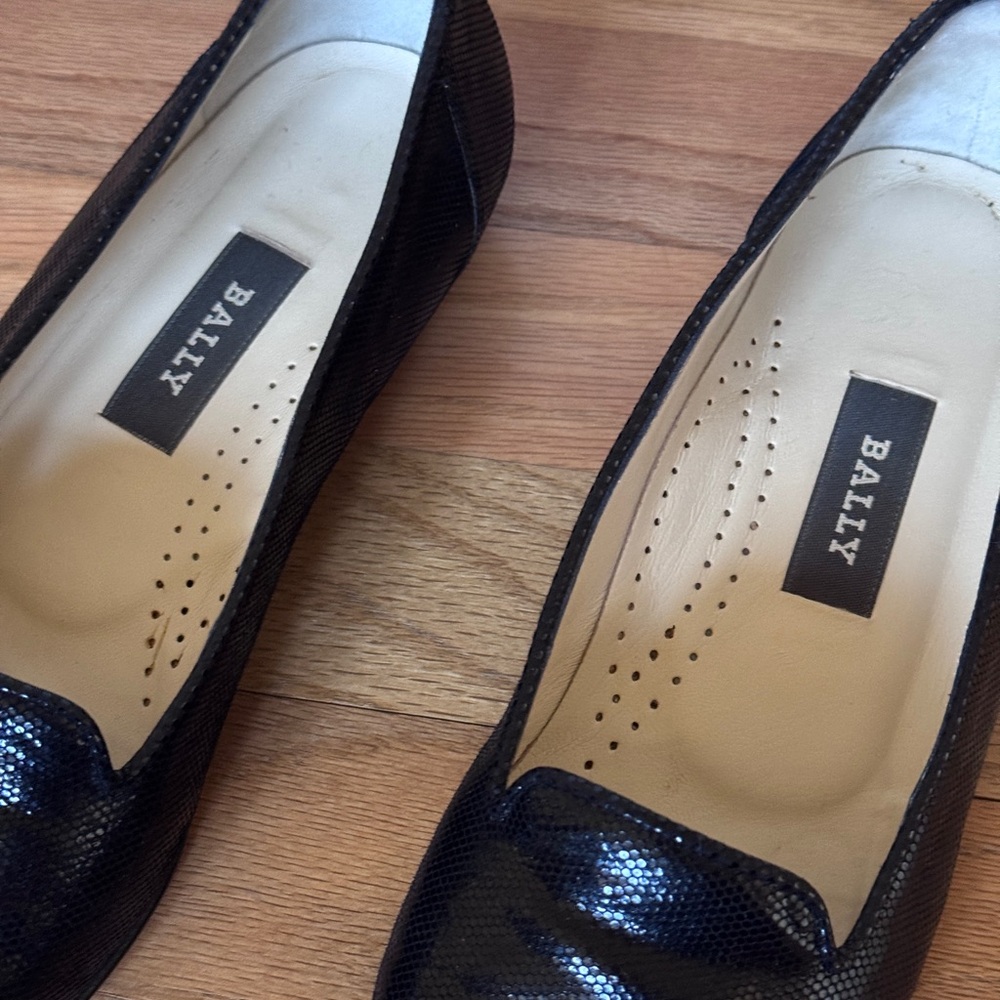 Vintage Bally Isabel Styleflex Black Shimmer Sequins
Flats 8 1/2 M - Picture 3 of 6